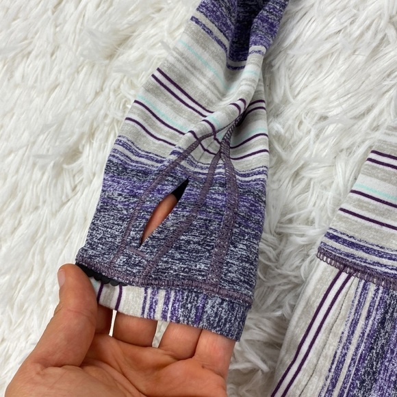 Lululemon Race Your Pace Long Sleeve Osaka Stripe Heathered - Picture 3 of 8